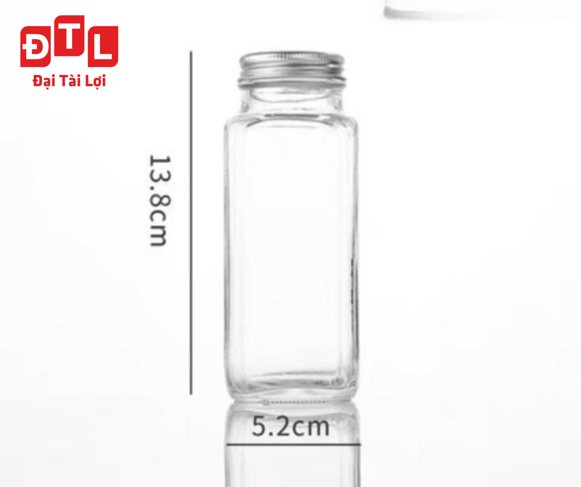 Chai Vuông Cao BJF 250 ML (Hình 1)