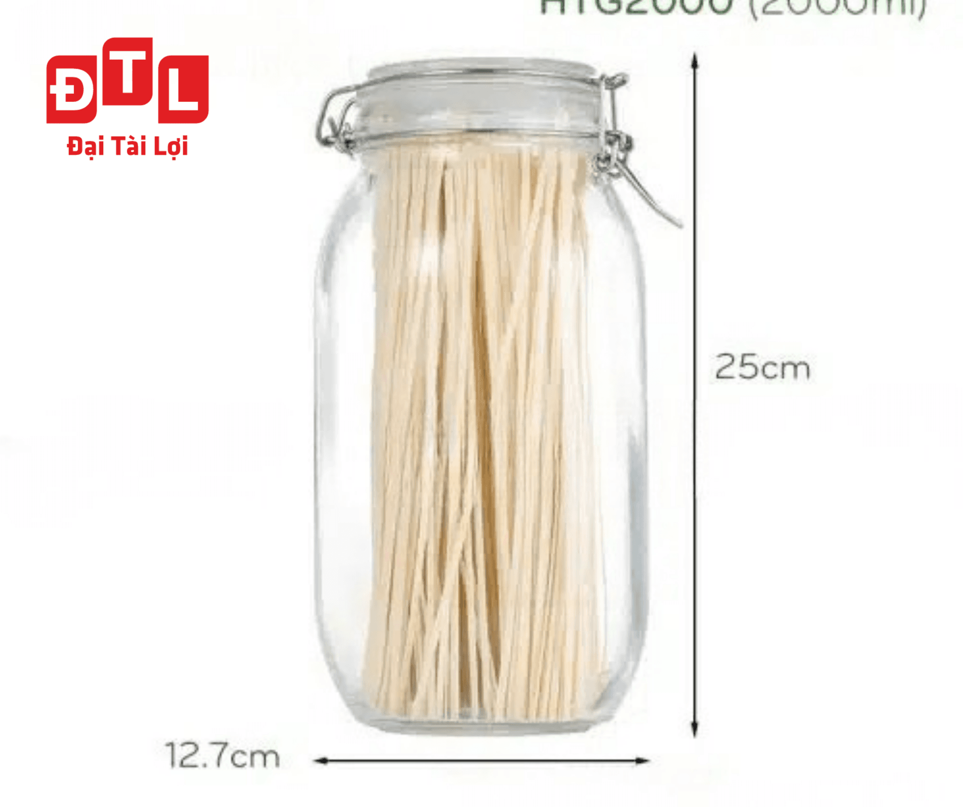 Hũ KHÓA Tròn 2000ml (Hình 1)