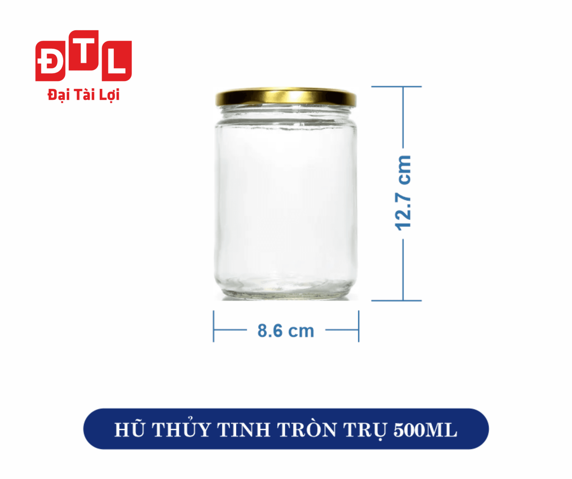 Hũ Tròn 500 ML (Hình 1)